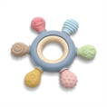 Massaggiagengive in Faggio e Silicone “TIMONE” Grey